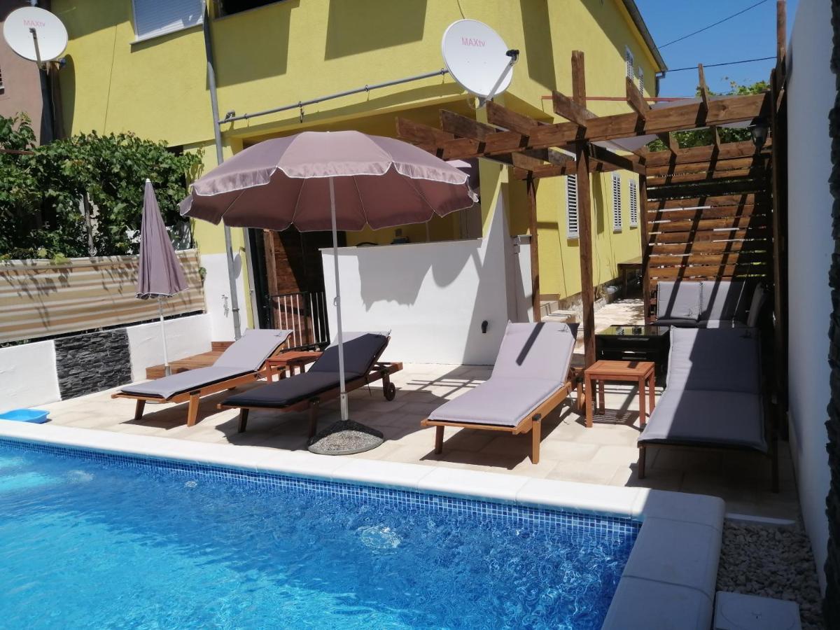 Apartment Rustica Zadar With Exclusive Use Of The Pool-Ground Floor Екстер'єр фото